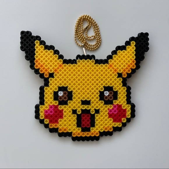 Other Pikachu Perler Bead Art Poshmark